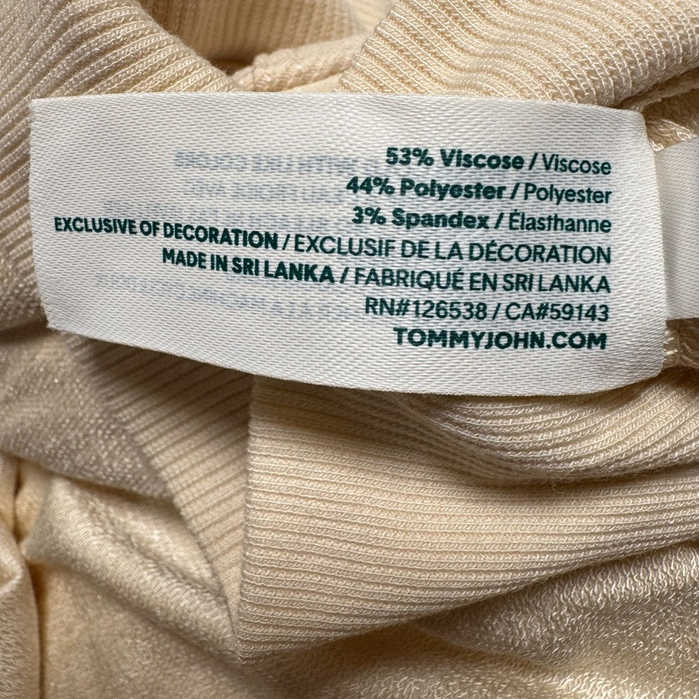 New Tommy John Women’s Loungewear Set Parchment, Medium - Picture 6 of 13